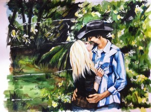 Watercolor Couple